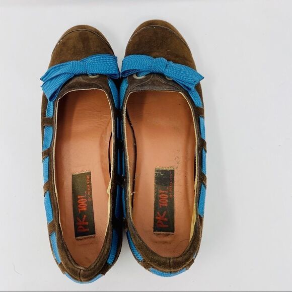 Peter Kent - Brown Slip-Ons w/ Bows (8) - Picture 7 of 10